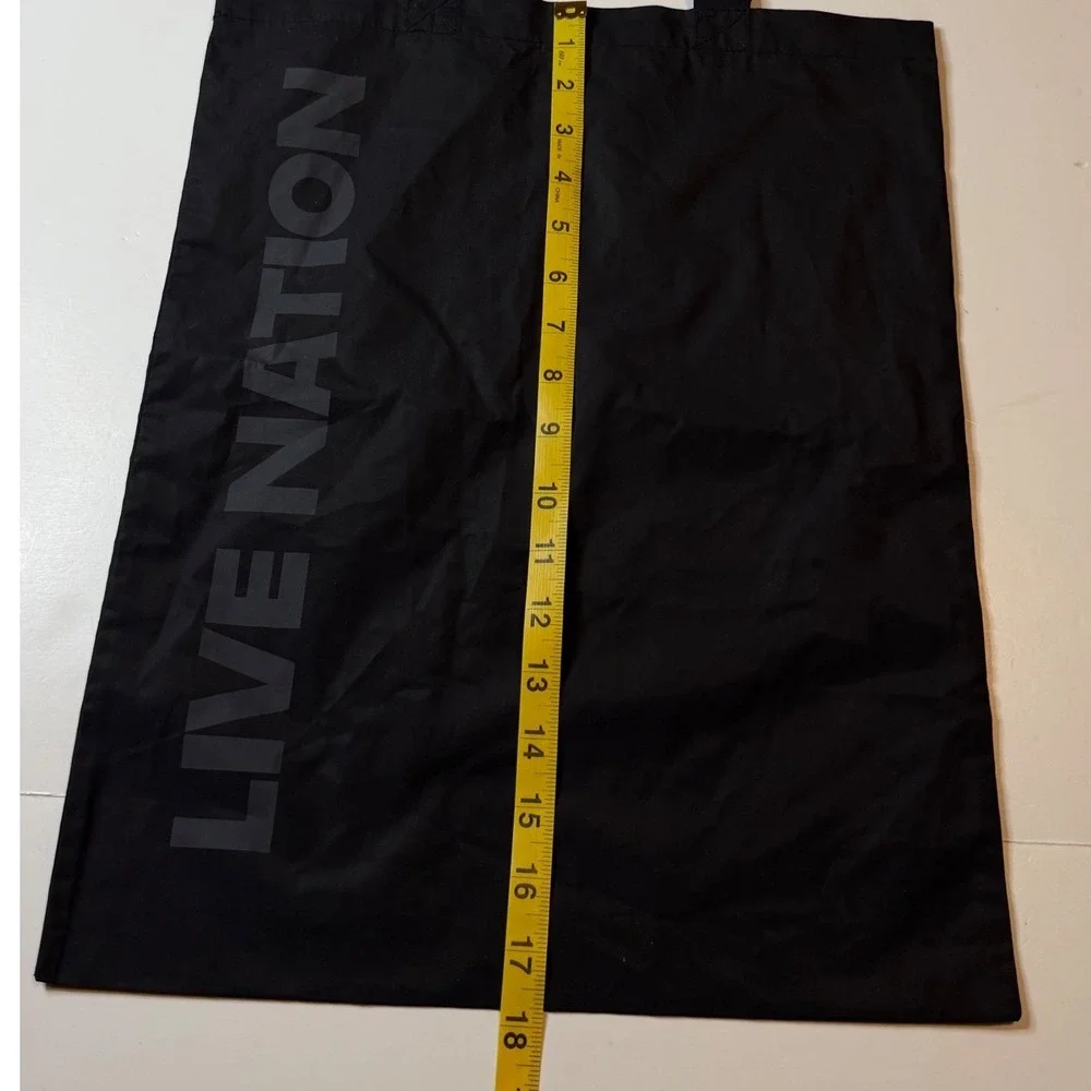 James Perse Live Nation Black Tote Bag New NWT